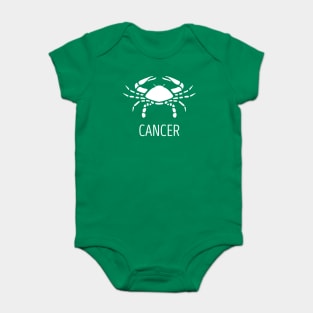 Astrological Zodiac Tee Shirts - Cancer the Crab Baby Bodysuit